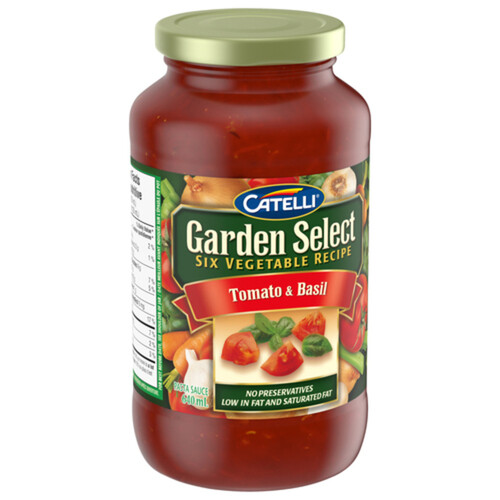 Catelli Garden Select Pasta Sauce Tomato & Basil 640 ml