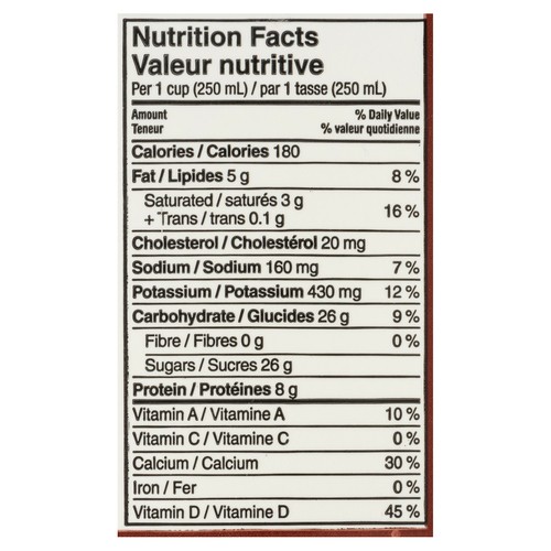 Central Dairies 2% Chocolate Milk 1 L