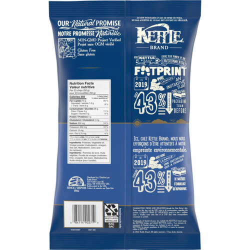 Kettle Brand Kettle Chips Sea Salt & Vinegar 198 g