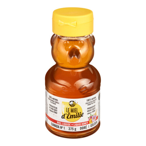 Le Miel d'Emilie Honey In Squeezable Bear 375 g