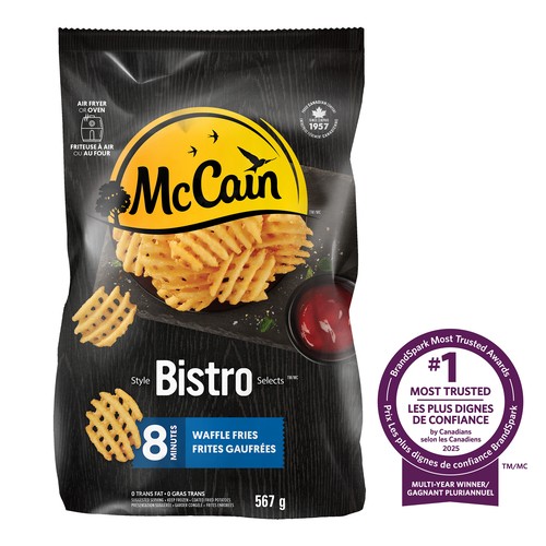 McCain Frozen Bistro Selects 8 Minute Waffle Fries 567 g