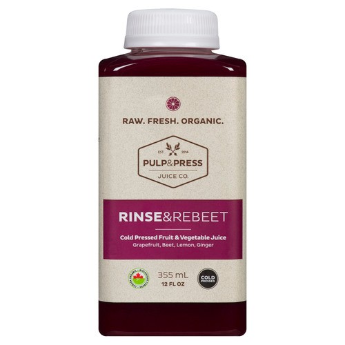 Pulp & Press Juice Cold Pressed Juice Rinse & Rebeet 355 ml