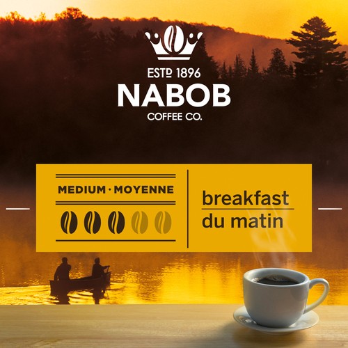 Nabob Ground Coffee Breakfast Blend Medium Roast 300 g