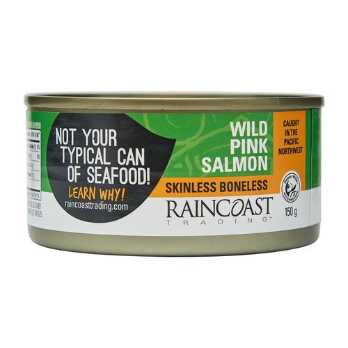 Raincoast Trading Wild Pink Salmon Skinless Boneless 150 g