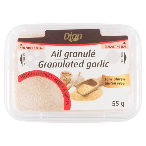 Les Aliments G. Dion Foods Gluten-Free Granulated Garlic 55 g