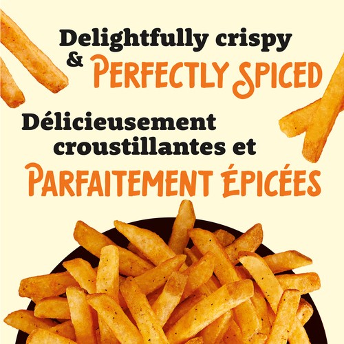 McCain Frozen Superfries Straight Cut Extra Crispy Spicy 650 g