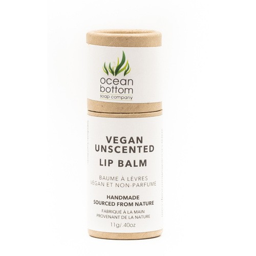 Ocean Bottom Soap Company Unscented Vegan Lip Balm 1 x 11 g