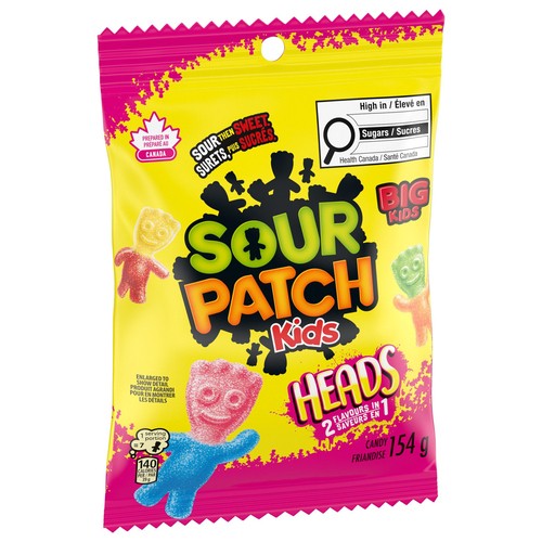Sour Patch Kids Candy Big Heads 154 g