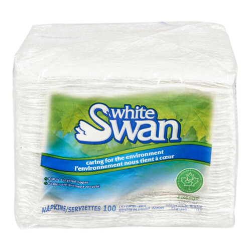 White Swan Napkins 100 Sheets