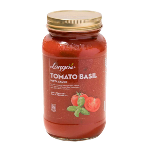 Longo's Pasta Sauce Tomato Basil 1 L