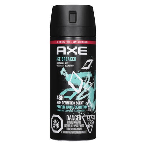 Axe Deodorant Body Spray Ice Breaker Mandarin & Mint 113 g