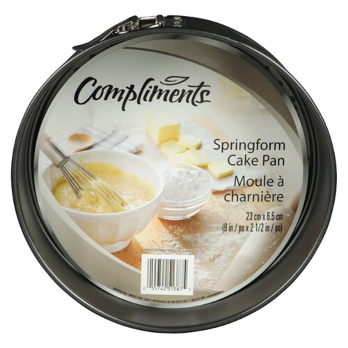 Compliments Cake Pan Stainless Steel Springform 1 Pack