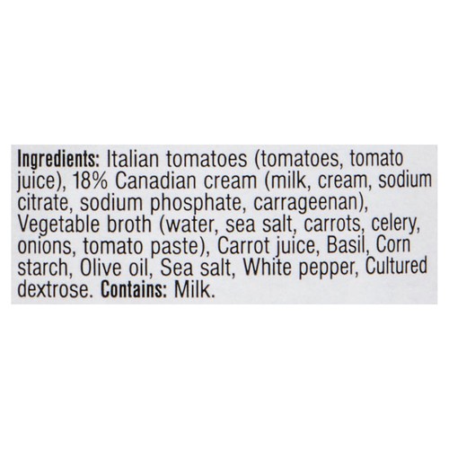 Just Soup Gluten-Free Soup Creamy Tomato Basil 480 ml
