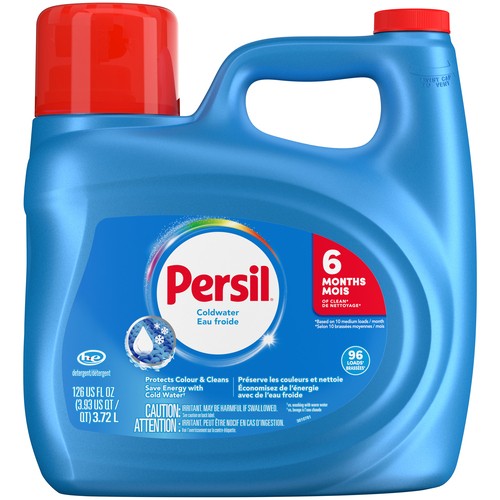 Persil Liquid Laundry Detergent Coldwater 3.72 L