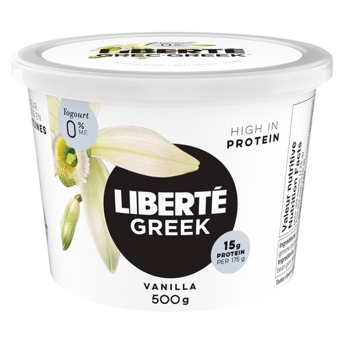 Liberté Greek 0% Yogurt Vanilla 500 g