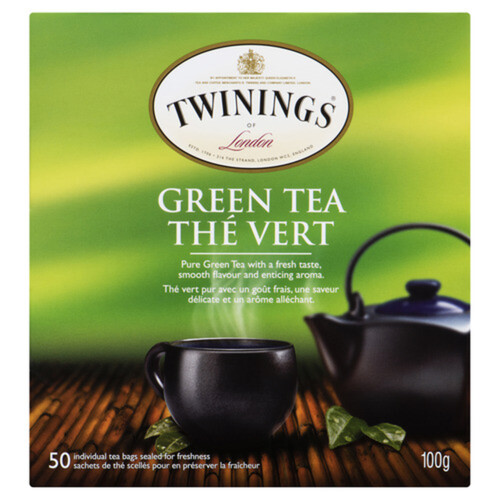 Twinings Of London Green Tea Individual Tea Bags 50 EA