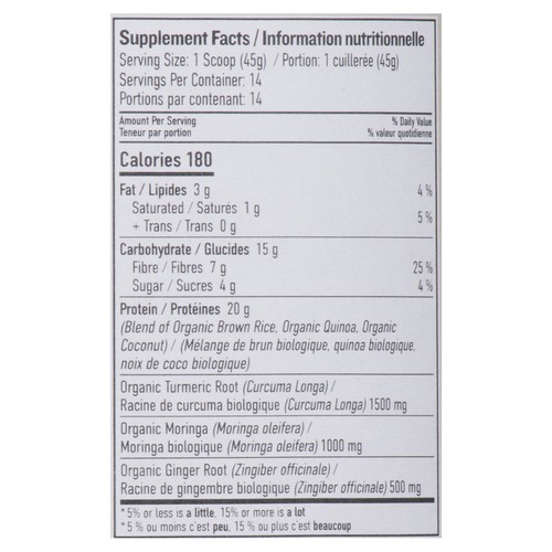 Botanica Organic Perfect Protein Elevated Anti-Inflammatory Vanilla 629 g
