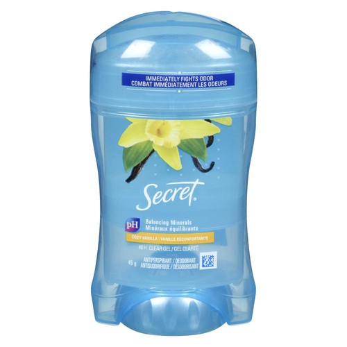 Secret Clear Gel  Deodorant Stick Cozy Vanilla 45 g