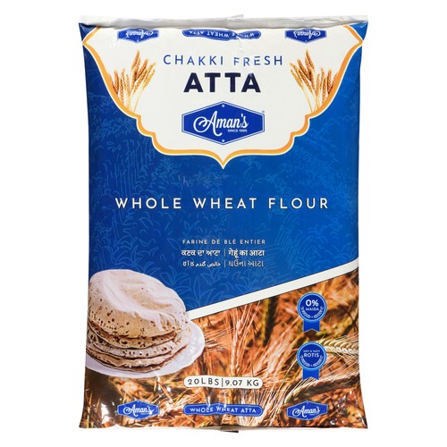 Aman's Atta Flour Whole Wheat 9.07 kg