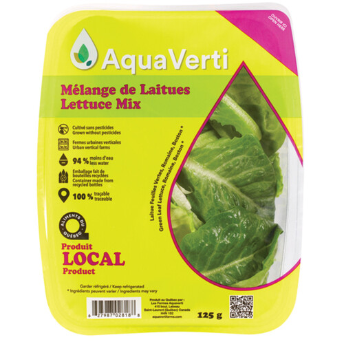 Aquaverti Lettuce Mix 125 g