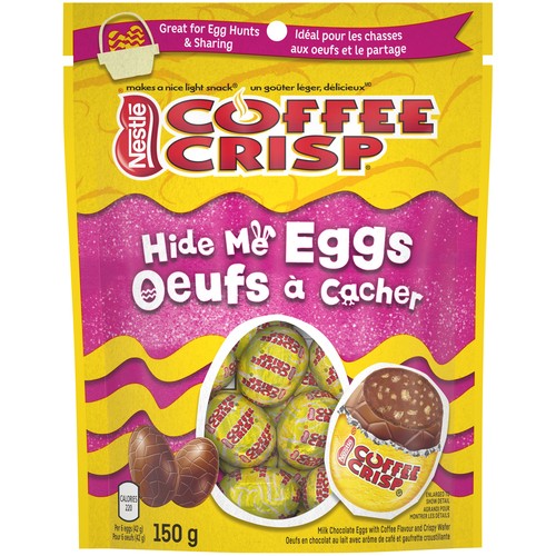 Nestle Coffee Crisp Milk Chocolate Hide Me Eggs 150 g