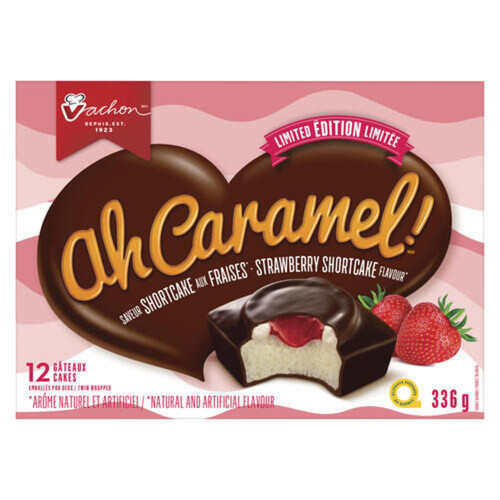 Vachon Strawberry Shortcake Ah Caramel 12 Pack 336 g
