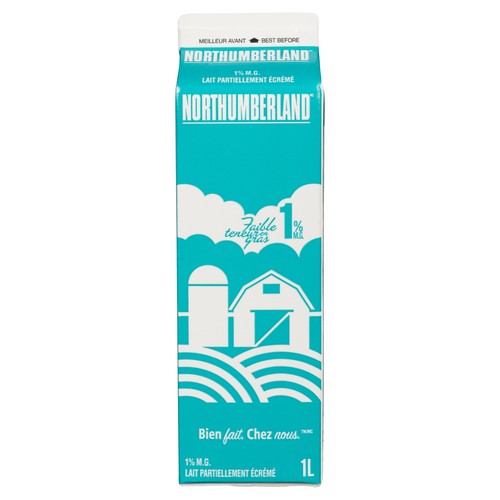 Northumberland 1% Milk Partly Skimmed 1 L