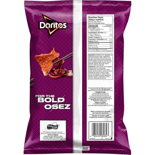 Doritos Tortilla Chips Spicy Korean BBQ Flavoured 210 g