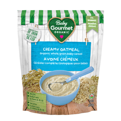 Baby Gourmet Organic Cereal Creamy Oatmeal 227 g