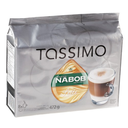 Tassimo Coffee Pods Nabob Latte 8 T-Discs 472 g