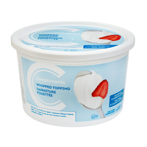 Compliments Frozen Light Whipped Topping 1 L