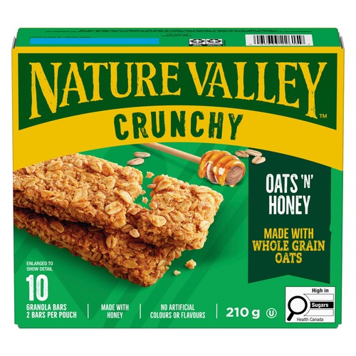Nature Valley Crunchy Granola Bars Oats 'n' Honey 210 g