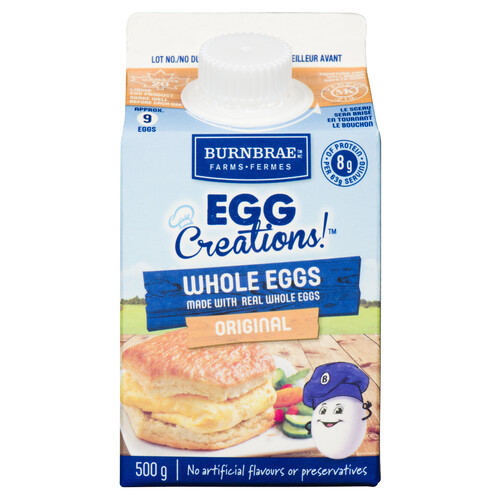 Burnbrae Farms Egg Creations Whole Egg Original 500 g