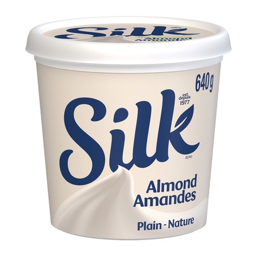 Silk Almond Plant Based Yogurt Plain Unsweetened  640 g