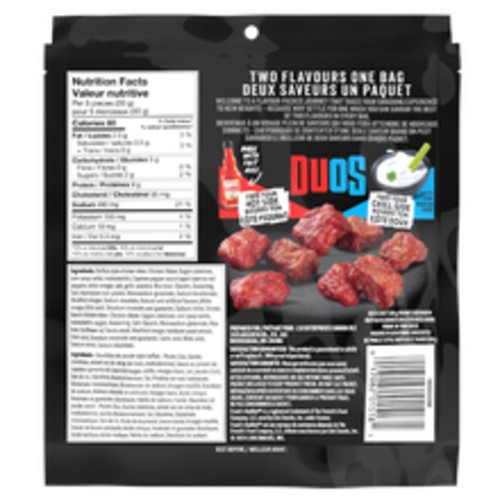 Jack Link#s Duos Franks Hot/Ranch Chicken Jerky 80 g