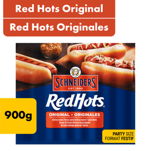 Schneiders Hot Dogs Red Hots Original Party Size 900 g