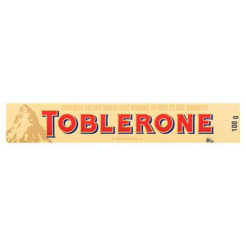 Toblerone Milk Chocolate Bar With Honey and Almond Nougat Valentines Day Chocolate 100 g