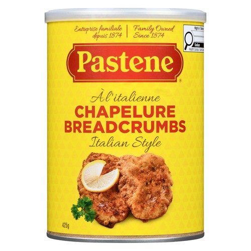 Pastene Bread Crumbs Italian Romano Cheese Herbs & Spice 425 g