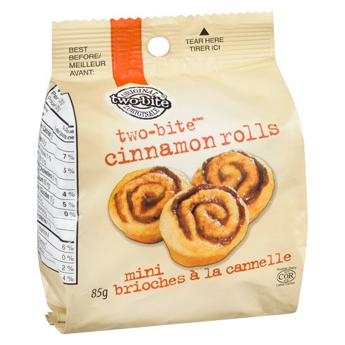 Two Bite Snack Pack Cinnamon Rolls 85 g