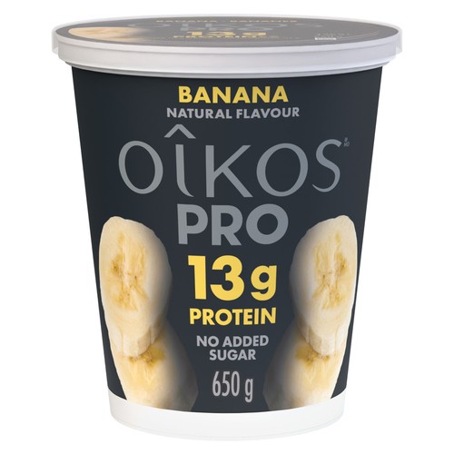 Oikos PRO High Protein Yogurt Banana 18 g protein 650 g