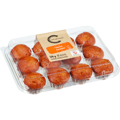 Compliments Mini Muffins Carrot 12 x 23  g (frozen)