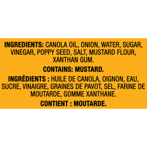 Renée’s Dressing Poppy Seed 355 ml Voilà Online Groceries & Offers