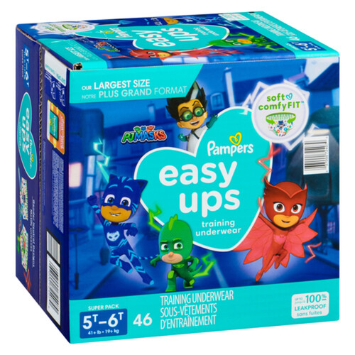 Pampers Easy Ups Training Pants Bluey 5T-6T Super Pack 46 Count