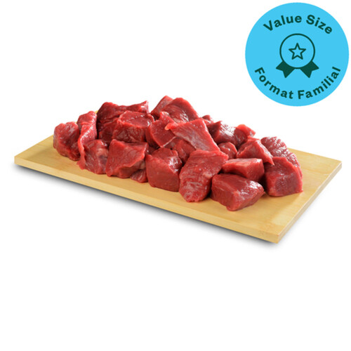 Stewing Beef Cubes Boneless Family Size 