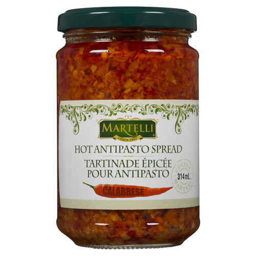 Martelli Antipasto Spread Hot Calabrese 314 ml