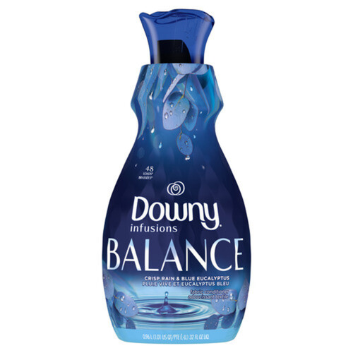 Downy Infusions Fabric Softeners Balance Crisp Rain And Blue Eucalyptus 960 ml