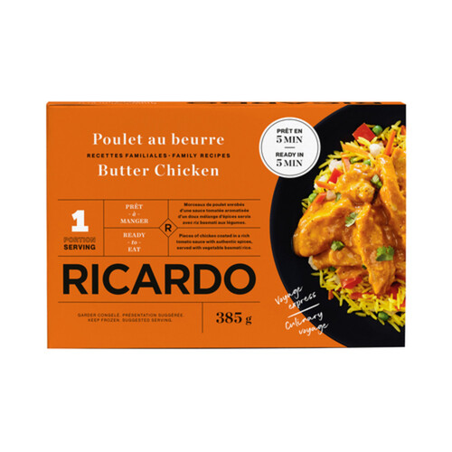 RICARDO Frozen Meal Butter Chicken 385 g