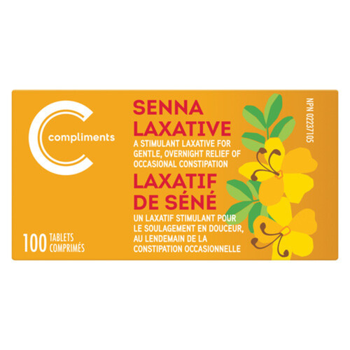 Compliments Senna Laxative 100 Tablets