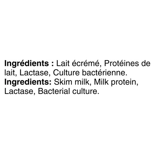 Liberté Greek Lactose-Free 0% Yogurt High Protein Plain 1 kg