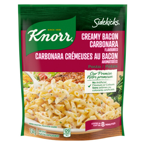Knorr Sidekicks Pasta Side Dish Creamy Bacon Carbonara  134 g
